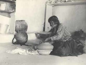 "Nambaya, the best of the Pueblo Potters, Moulding"