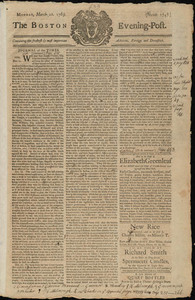 The Boston Evening-Post, 20 March 1769