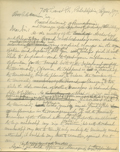 Letter from Benjamin Smith Lyman to C. C. Harrison