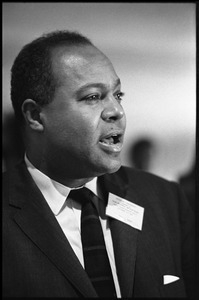James Farmer at the Youth, Non-Violence, and Social Change conference, Howard University