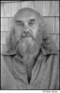 Ram Dass range of expressions: Portrait of Ram Dass