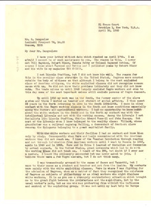Letter from W. E. B. Du Bois to S. Dangoulov