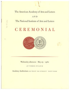 Annual ceremonial program