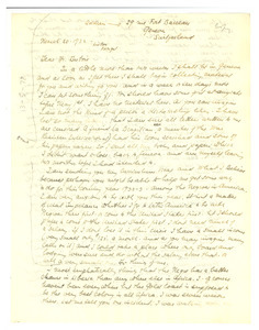 Letter from Anna M. Graves to W. E. B. Du Bois