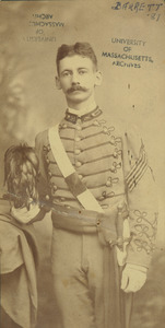 Edward W. Barrett in uniform, class of 1887