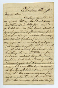 Letter from Marion Weakley to Louisa Gass