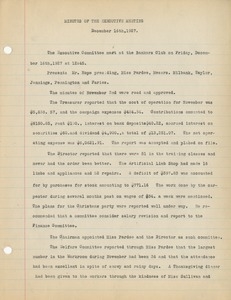 Minutes of the Executive Committee Meeting of the Institute for Crippled and Disabled Men