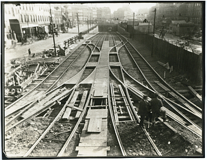 North Station subway incline