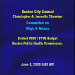 Committee on Ways and Means hearing recording, June 1, 2005