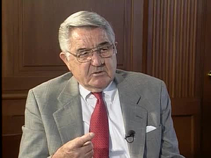 North Carolina People; Don Curtis Interviews William Friday for Caldwell Award