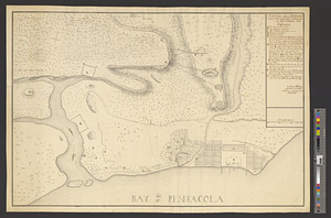Plan of the siege of Fort George and works adjacent at Pensacola in West Florida, 1781