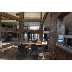 Harriet Tubman House atrium ground floor facing Columbus Avenue
