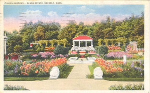 Italian Garden - Evans Estate, Beverly, Mass.