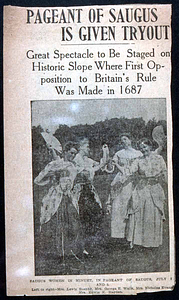 Pageant of 1915, Saugus