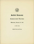 1943 Suffolk University Law School commencement program, mid-year