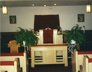 Altar at the Antioch Missionary Baptist Church