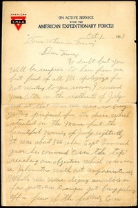 Letter Cornelius Lucey to Thomas W. Jackson