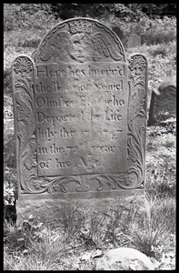 Gravestone of Samuel Olmstead (1747), Old Cove Burying Ground