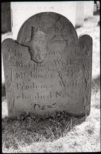 Gravestone of Martha Wells (1776), Wethersfield Village Cemetery