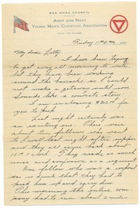 Letter from Frank F. Newth to Letitia Crane