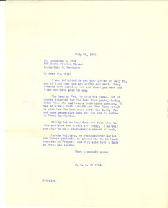 Letter from W. E. B. Du Bois to Augustus G. Dill