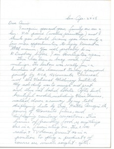 Letter from Kenneth G. Garside to Anne Garside Cann