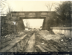 North side of Cedar Grove Bridge