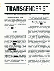The Transgenderist (August 1, 1997)