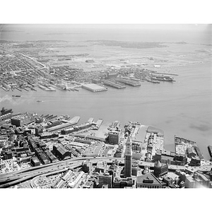 Custom House area to the Waterfront, Harbor, and East Boston, Ed Friedlander, Boston, MA