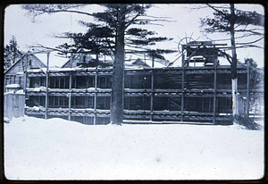 Sawyer ice house on Lilly Pond, Saugus