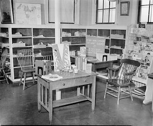 Sawyer Free Library Reading Room exhibits