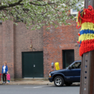 Yarn bomb on King Street