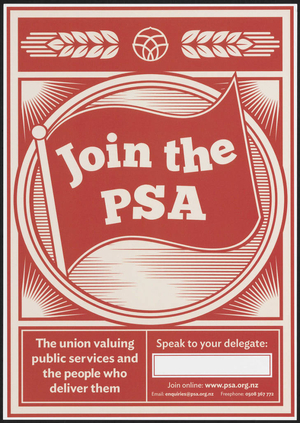 Join the PSA : The union valuing public services and the people who deliver them