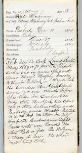 Tewksbury Almshouse Intake Record: Mahoney, Kate