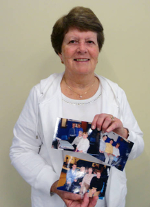 Ellen Courtney at the Milton Mass. Memories Road Show