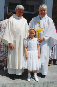 Lauren Perry's first communion