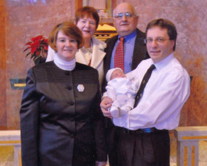 Baptism of our son Andrew Marcel Jutras