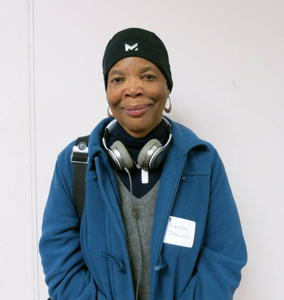 Carolyn Johnson at the Boston Teachers Union Digitizing Day