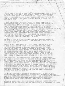 Laselle speech on human rights.