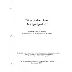City - suburban desegregation