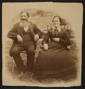 Portrait of an unidentified couple, Concord, Mass., ca. 1880