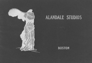 Catalog for the Alandale Studios, 739 Boylston Street, Boston, Mass., ca. 1922