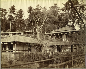 Exterior of unidentified buildings in Japan
