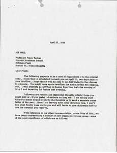 Letter from Mark H. McCormack to Frank Tucker
