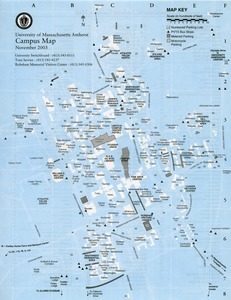 University of Massachusetts Amherst campus map