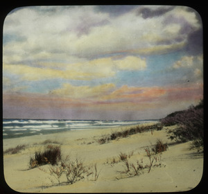 Sandy beach on Lake Michigan