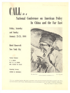 Call to a National Conference on American Policy in China and the Far East