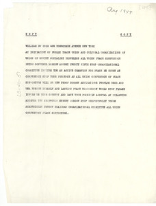 Telegram from Vsesoi︠u︡znoe obshchestvo kulʹturnoĭ svi︠a︡zi s zagranit︠s︡eĭ (Soviet Union) to W. E. B. Du Bois