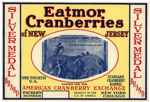 Eatmor Cranberries of New Jersey : Silver Medal Brand