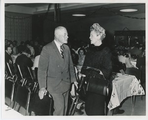 Staff at Thanksgiving dinner